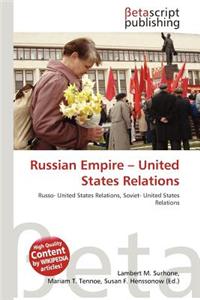 Russian Empire - United States Relations