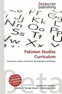 Pakistan Studies Curriculum