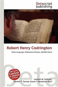 Robert Henry Codrington