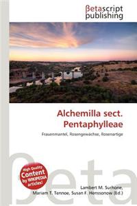 Alchemilla Sect. Pentaphylleae