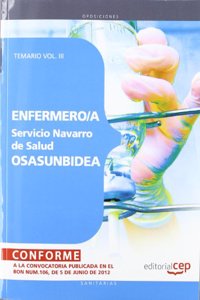 Enfermero/a del Servicio Navarro de Salud-Osasunbidea. Temario Vol.III