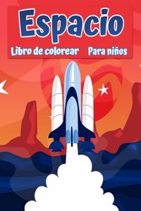 Libro para colorear espacio para ninos