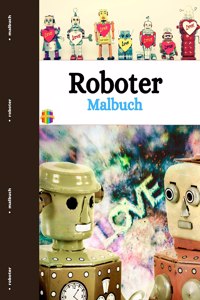 Roboter Malbuch