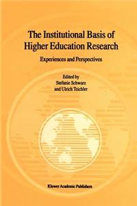 Institutional Basis of Higher Education Research