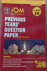 International Olympiad of Mathematics (iOM) Previous Years' Question Paper With Answers - Class 10