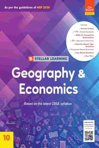 On Board! Stellar Learning Geography & Economics For Class 10 By Ratna Sagar
