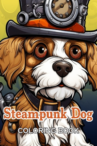 Steampunk Dog Coloring Book