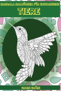 Mandala Malbücher für Erwachsene - Große Größe - Tiere
