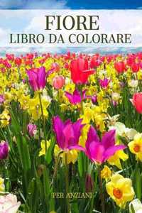 Fiore Libro da Colorare per Anziani