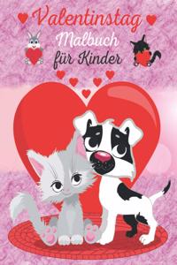 Valentinstag Malbuch für Kinder
