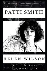 Patti Smith Adult Activity Coloring Book