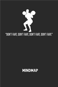 DON'T FART, DON'T FART, DON'T FART, DON'T FART. - Mindmap