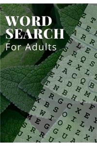 Word Search for Adults