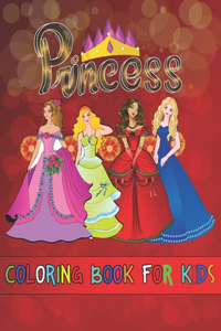 Princess Coloring Book For Kids