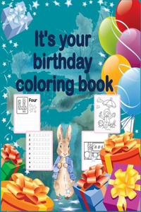 It's your birthday coloring book
