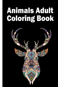 Animals Adult Coloring book