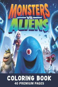 Monsters And Aliens Coloring Book