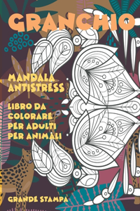 Mandala Antistress - Grande stampa - Libro da colorare per adulti per Animali - Granchio