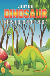 Jumbo Dinosaur Kids Coloring Book