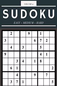 Sudoku Easy Medium Hard Volume 9