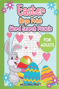Easter Large Print Word Search Puzzle for Adults