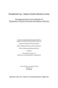 Strengthening Data Science Methods for Department of Defense Personnel and Readiness Missions