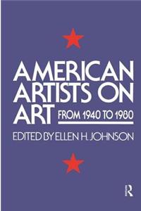 American Artists On Art