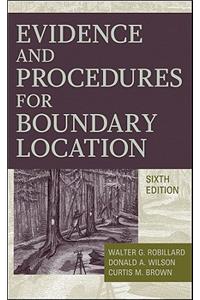 Evidence and Procedures for Boundary Location