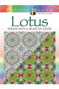 Creative Haven Lotus: Designs with a Splash of Color