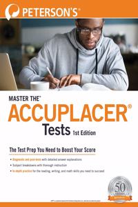 Master The(tm) Accuplacer(r) Tests