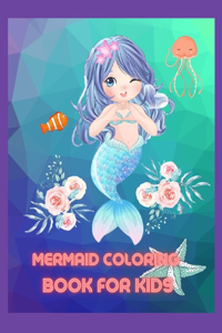 Mermaid Coloring Book for Kids