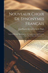 Nouveaux Choix De Synonymes Français