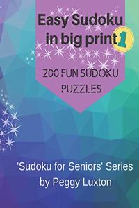 Easy Sudoku in big print 1