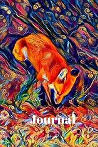 Colorful Red Fox Pretty Journal for Daily Thoughts Gift Notebook Cute Diary for Women & Girls