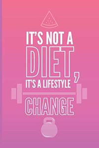 It's Not A Diet, It's A Lifestyle Change