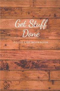 Get Stuff Done To-Do List Notebook