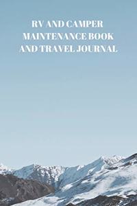RV and Camper Maintenance Book and Travel Journal