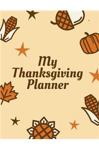 My Thanksgiving Planner