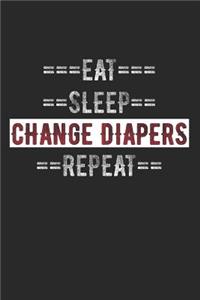 Baby Parents Journal - Eat Sleep Change Diapers Repeat