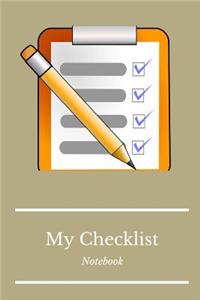 My Checklist Notebook