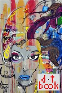 The Dot Book - A Dot Grid Notebook for Graphic Designers - Graffiti Series - 017