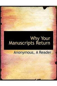 Why Your Manuscripts Return