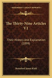 The Thirty-Nine Articles V1