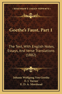 Goethe's Faust, Part 1