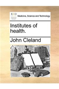 Institutes of health.