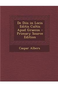 de Diis in Locis Editis Cultis Apud Graecos