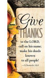 Give Thanks Apples Thanksgiving Offering Envelope (Pkg of 50)