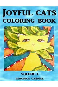 Joyful Cats Coloring Book