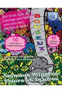 ANTI-STRESS Livre De Coloriage Pour Adultes Avec Gros Mots, Insultes Et Jurons