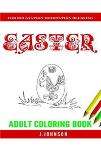 EASTER Adult Coloring Book
